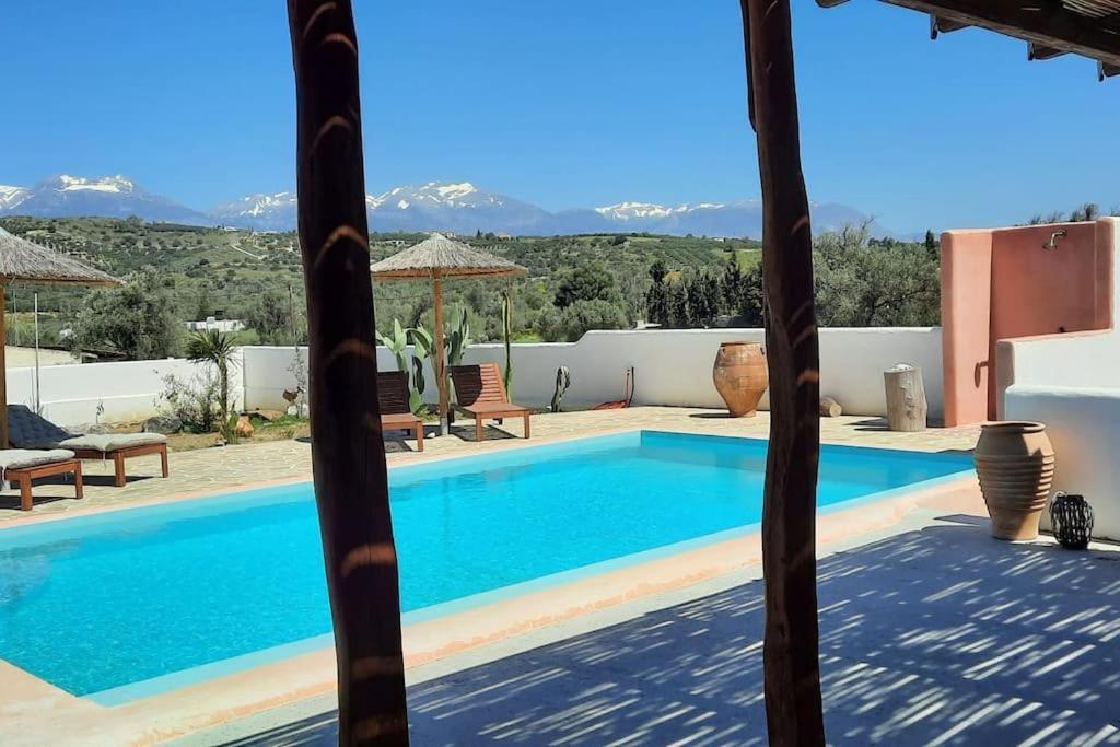 Villa Louloudia Stylish Luxury Villa With Private Pool Pitsidia Buitenkant foto